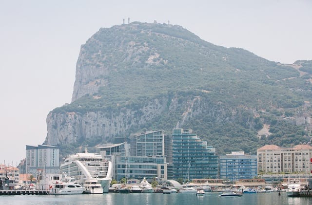 Sea view of Gibraltar 